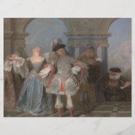 Das Scrapbook Paper der französischen Comedians