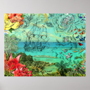 Das "Sea Venture"-Poster (Bermuda) Poster