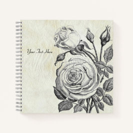 Das Secret Garden Notebook der Rose Notizbuch