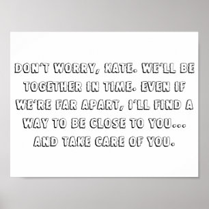 Das Seehaus zitiert 11" x 8,5" Poster