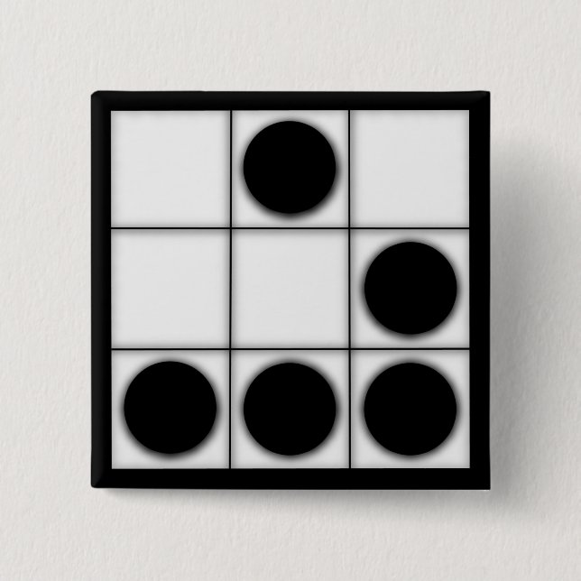 Das Segelflugzeug: Ein universeller Button (Vorderseite)