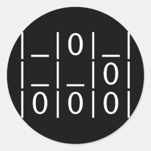 Das Segelflugzeug: Ein universeller Runder Aufkleber