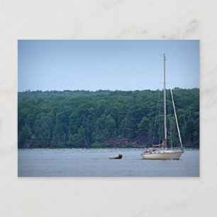 Das Segelleben Postkarte