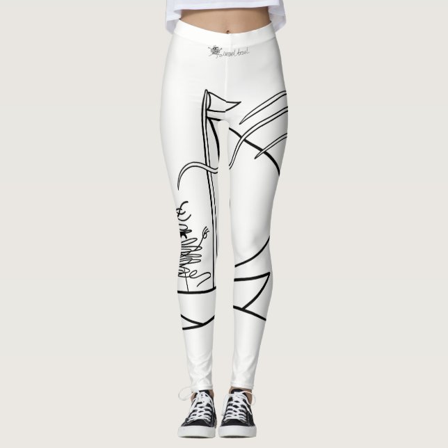 Das Segeln mit entwirren Reise Leggings (Vorderseite)