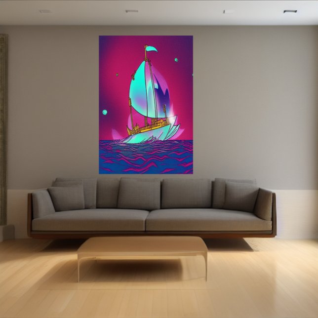 Das Segelschiff | AI Art Poster (Von Creator hochgeladen)