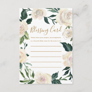 Das Segen der christlichen Mutter Party Blumengebe Begleitkarte