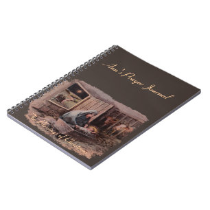 Das Segen für das Weihnachtsgebet-Journal Notizblock