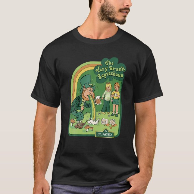 Das sehr Betrunkene "Leprechaun St Patrick's Day" T-Shirt (Vorderseite)