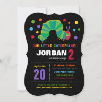 Das sehr unglückliche Raupe-Chalkboard zum Geburts