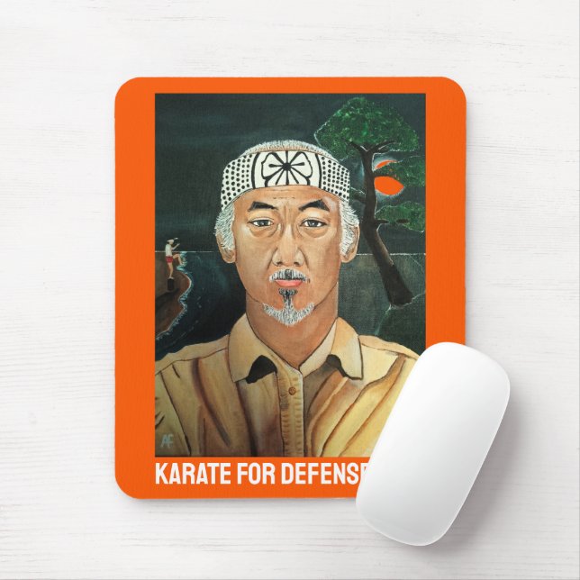 Das Sensei-Gemälde von Alfred Fox Mousepad (Mit Mouse)