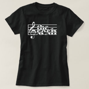 "Das sesh" der Frauen musikalische Skala T-Shirt