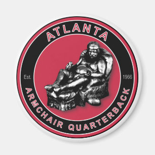 Das Sessel Quarterback - Atlanta Football Magnet