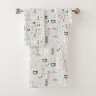 Das Set des Modedesigners Bath Towel