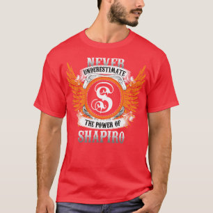 Das Shapiro Name Shirt unterschätzt niemals den Po