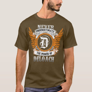 Das Shirt Deloach Name unterschätzt niemals den Po