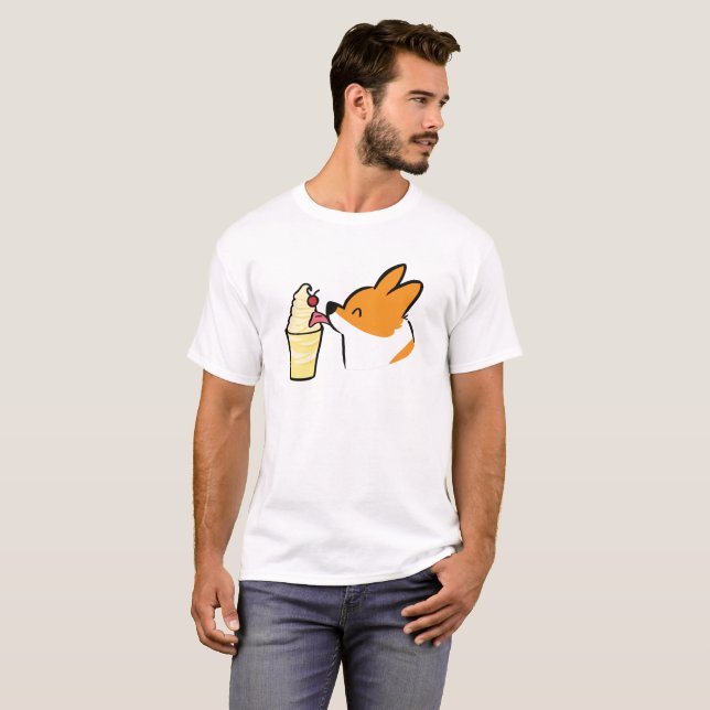Das Shirt der Corgi-Ananas-Dole-Peitsche-Männer (Vorne ganz)