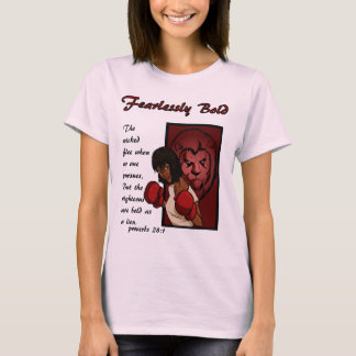 Das Shirt der Damen, furchtlos mutig