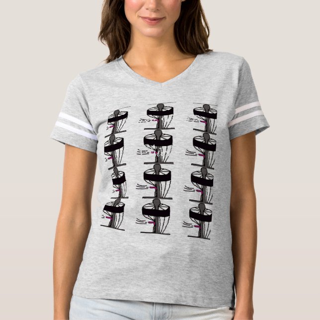Das Shirt der Disk Golf Chick Ladys (Vorderseite)