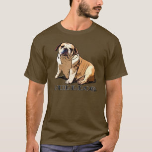 Das Shirt der englischen Bulldoggenmänner