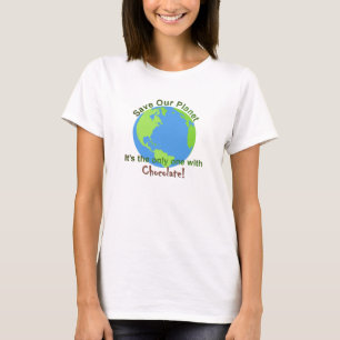 Das Shirt der Frauen Rette unseren Planeten