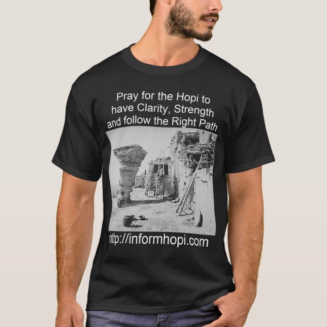 Das Shirt der Hopistützmänner (Vorderseite)