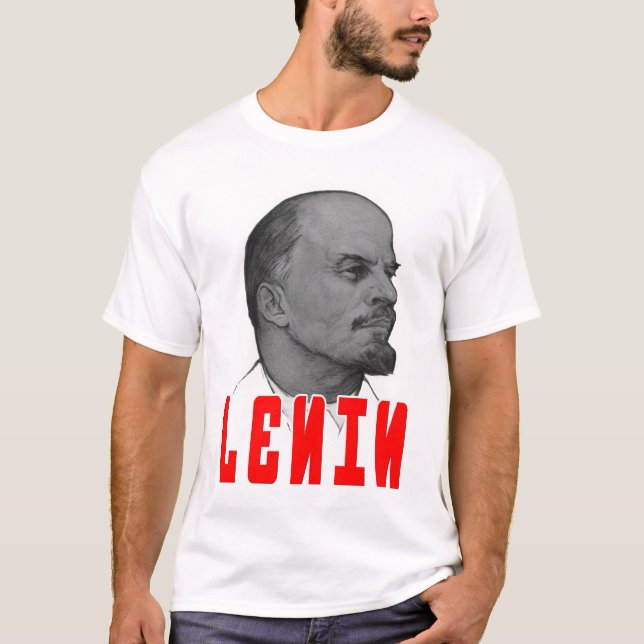 Das Shirt der Lenin-Profil-Männer (Vorderseite)