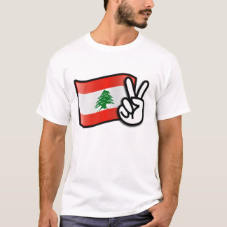 Das Shirt der Libanon-Friedensder männer