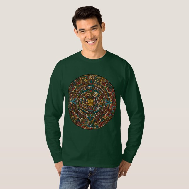 Das Shirt der Männer, aztekischer Entwurf (Vorne ganz)