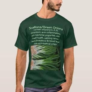 Das Shirt der Männer der Scallions/der grünen