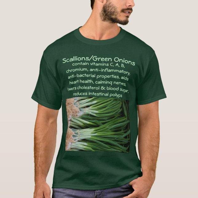 Das Shirt der Männer der Scallions/der grünen (Vorderseite)