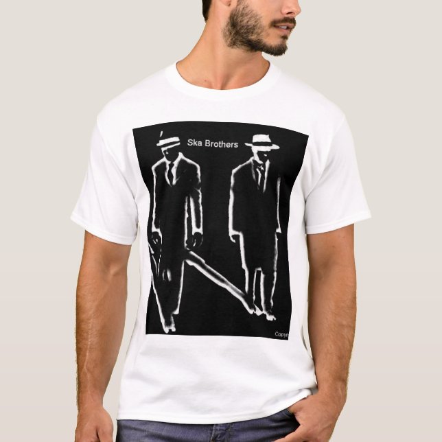 Das Shirt der Männer mit Ska Bruder-Logo (Vorderseite)