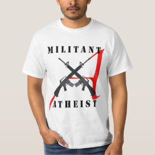 Das Shirt der militanten atheistischen Männer