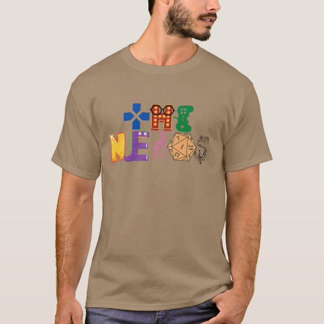 Das Shirt der Nerd-Logos (Vorderseite)