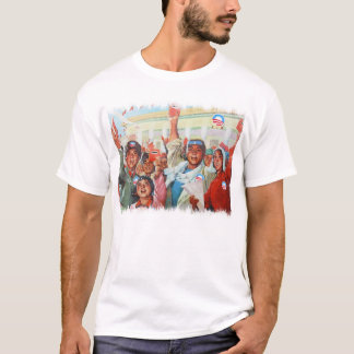 Das Shirt der Obama-Propaganda-Männer
