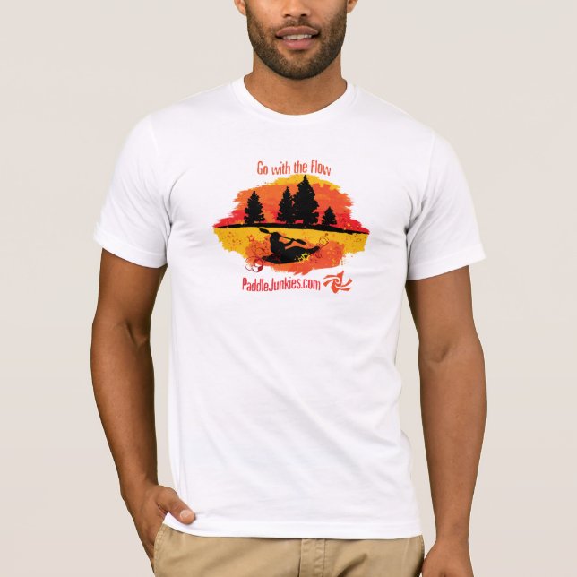 Das Shirt der Paddel-Junkie-Männer (Vorderseite)
