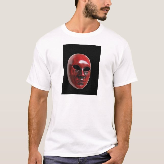 Das Shirt der Roten Venedig-Maske Kid (Vorderseite)