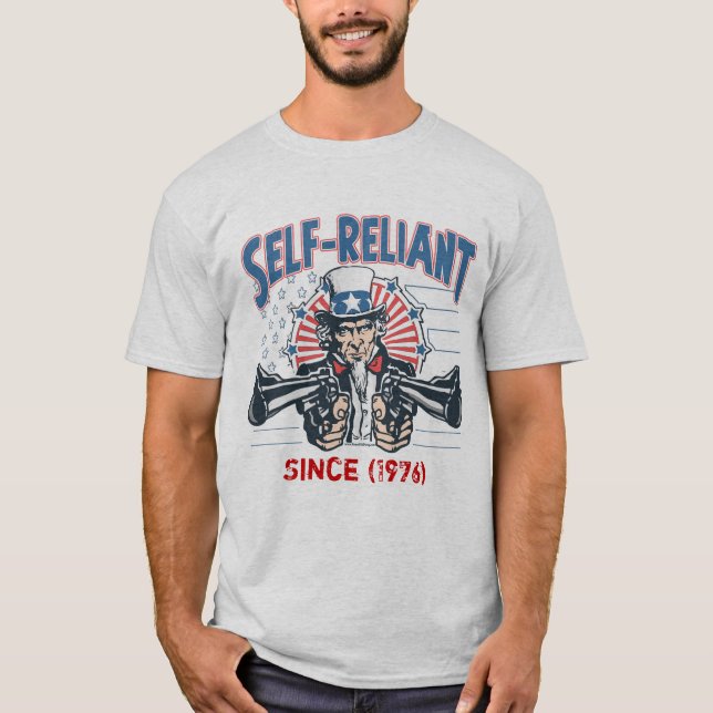 Das Shirt der selbstständigen Onkel Sam Gun Rights (Vorderseite)