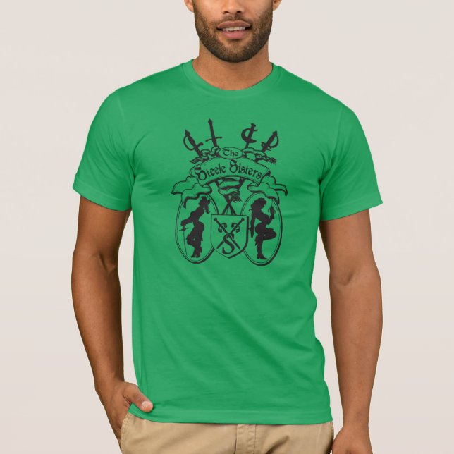 Das Shirt der Steele Schwester-grünen Männer (Vorderseite)