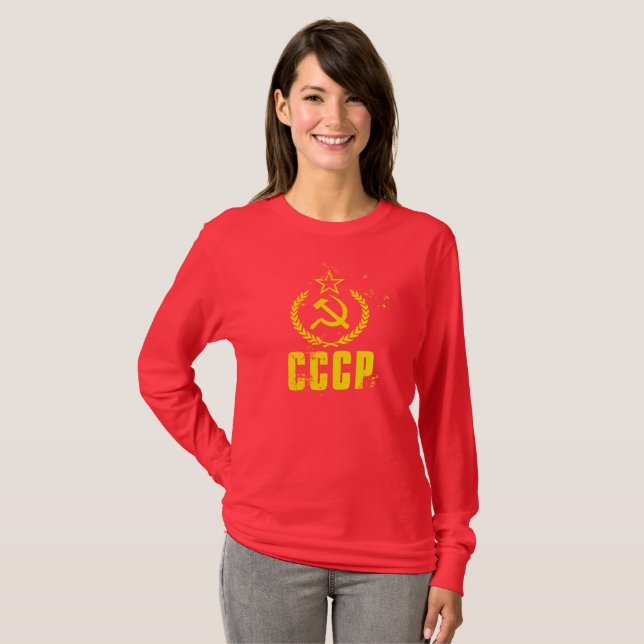 Das Shirt der verwendeten kommunistischen CCCP (Vorne ganz)