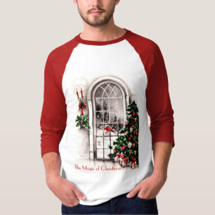 Das Shirt der Weihnachtsfenster-Männer
