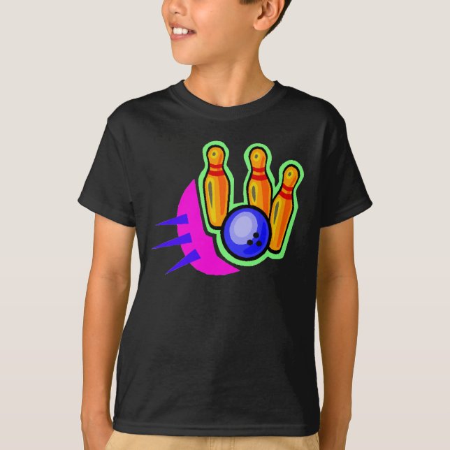 Das Shirt des Bowlings-Kindes (Vorderseite)