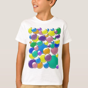 Das Shirt des farbiges Blasen-Kindes