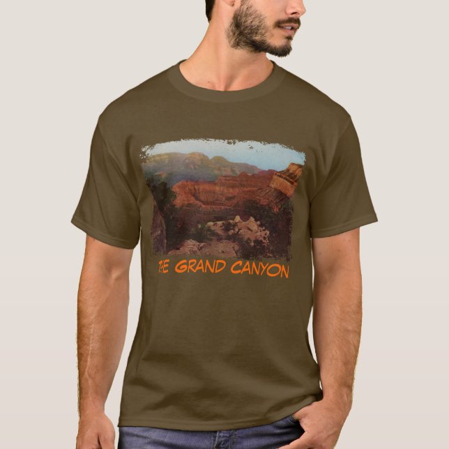 Das Shirt des Grand Canyon bemalt Männer (Vorderseite)