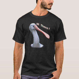 Das Shirt des humorvoller Spoonbill-dunklen Mannes