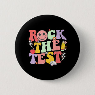 Das Shirt des Testtages für LehrerInnen Button
