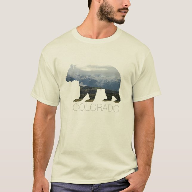 Das Shirt Männer der Colorado-Bärn-| Mountian | (Vorderseite)