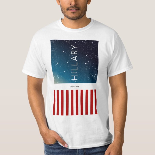 Das Shirt Männer HIllary Clinton (Vorderseite)