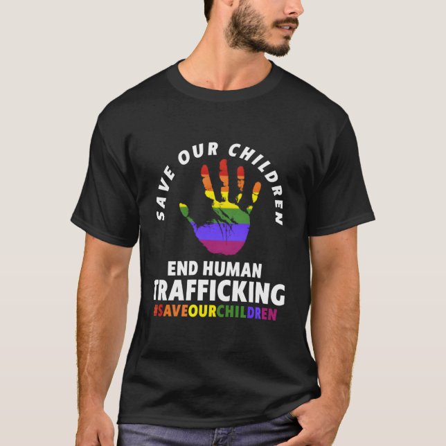 Das Shirt unserer Kinder rette dem Menschenhandel  (Vorderseite)