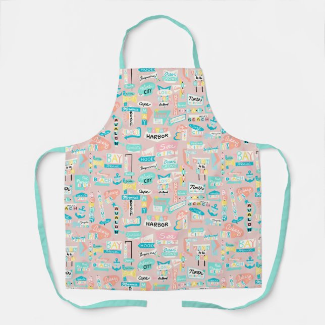 Das Shore NJ Beach Themed Schürze (Vorderseite)