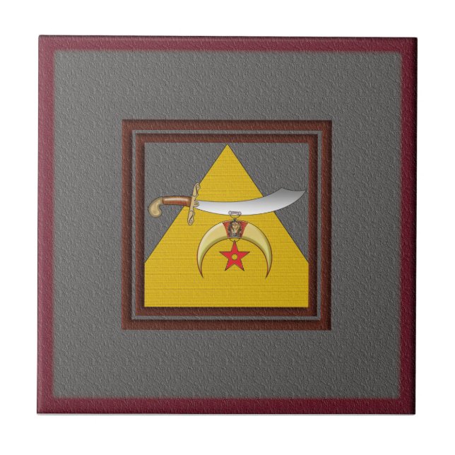Das Shriner Fliese (Vorderseite)